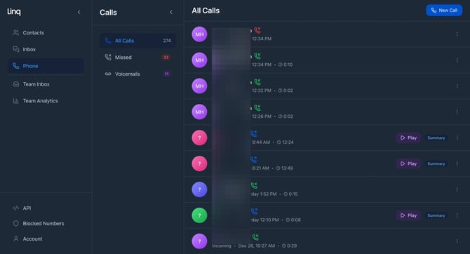 How to Find Unanswered Calls in Linq App - Step 5