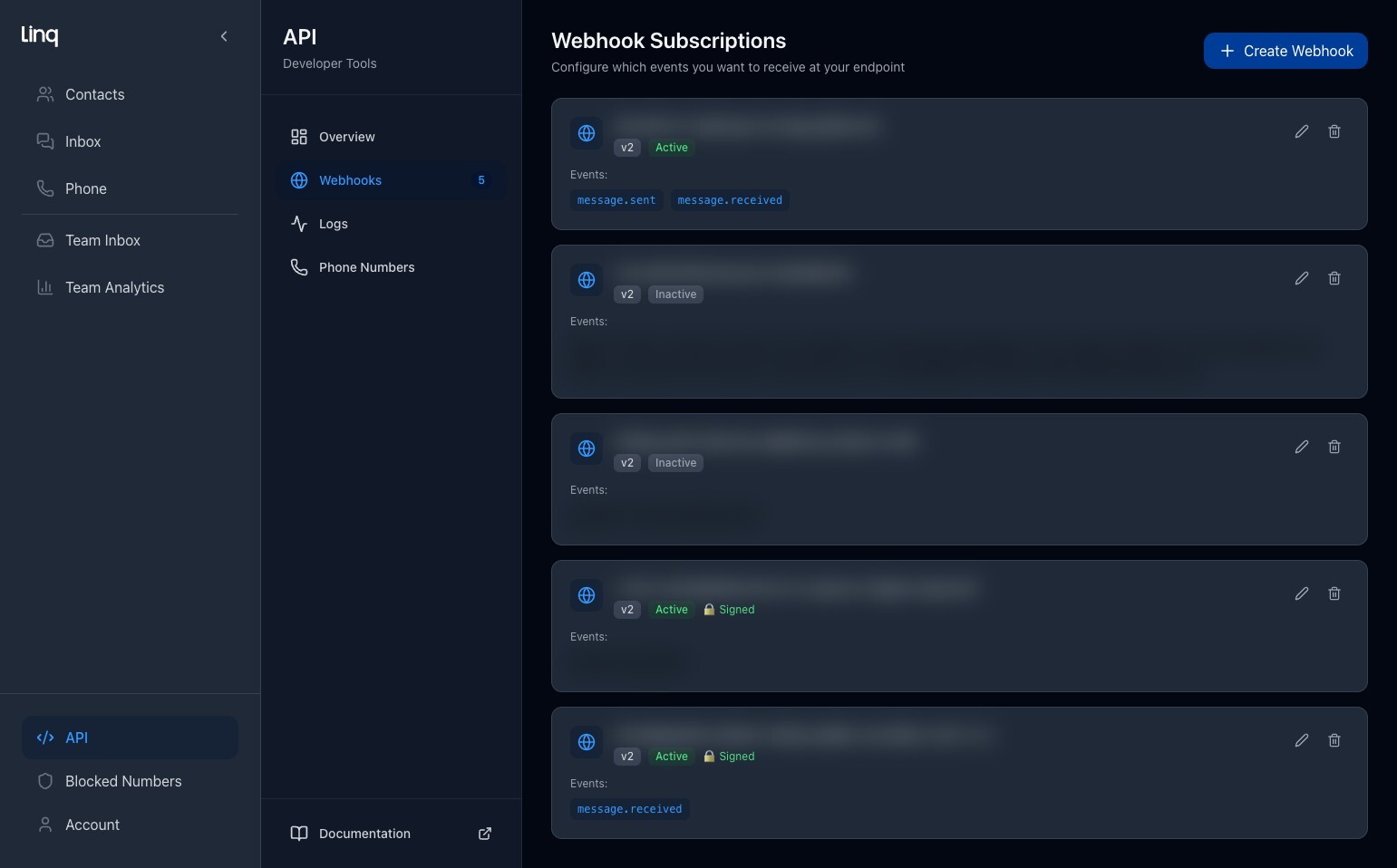 Linq Zero: API