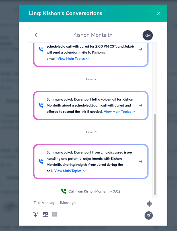 conversation example